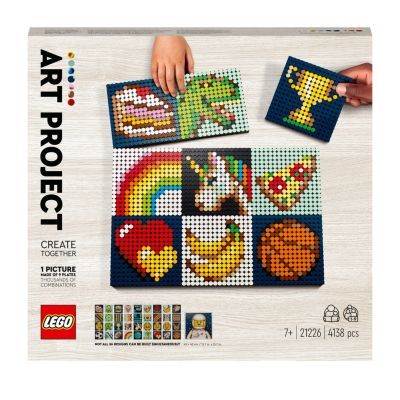 LEGO ART Gemeinsames Kunstprojekt АРТ Совместный арт-проект