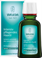 WELEDA ROSMARIN Intensiv Pflegendes Haaroel, 50 ml, Розмариновое масло для интенсивного ухода за сухими и ломкими волосами и кончиками, 50 мл