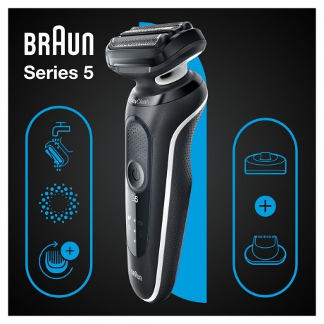 Braun Elektrischer Rasierer fur Manner quot;Series 5 51-W4200csquot; in Schwarz Электробритва мужская "Series 5 51-W4200cs" в черном