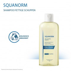 Ducray SQUANORM fettige Schuppen Shampoo  SQUANORM шампунь против жирной перхоти