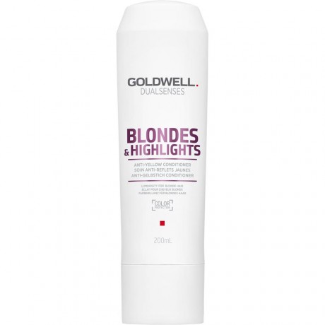 Goldwell (Голдвелл) Blondes & Highlights Anti-Yellow Conditioner Кондиционер для окрашенных волос, 200 мл