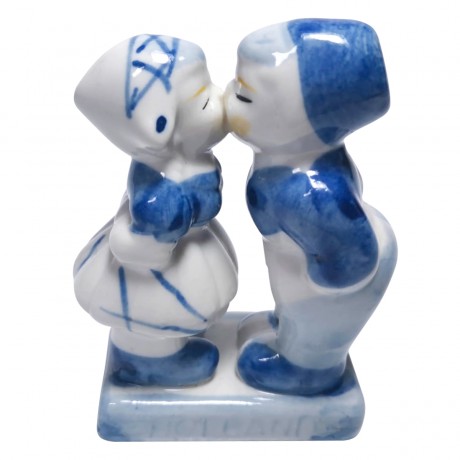 Delft Делфтский фарфор Набор коллекционных статуэток "Целующиеся мальчик и девочка"