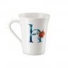 Hutschenreuther Hutschenreuther Flower Alphabet Becher mit Henkel H-Hibiscus 0,40 L Кружка Hutschenreuther Flower Alphabet с ручкой H-Hibiscus 0,40 л