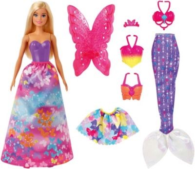 Mattel Barbie Dreamtopia 3-in1-Fantasie Spielset mit Puppe (blond) Барби Dreamtopia 3-в-1 Fantasy Doll Playset (Блондинка)