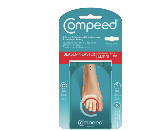 Compeed Blasenpflaster an den Zehen 8 St Пластырь против мозолей 8 шт.