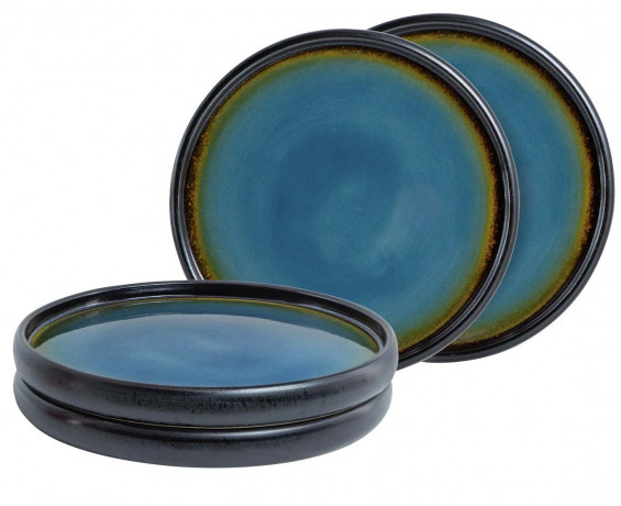 Moritz & Moritz Moritz & Moritz Dessertteller 4-tlg. REACTIV blau Десертные тарелки Moritz & Moritz 4 шт. РЕАКТИВНЫЙ
