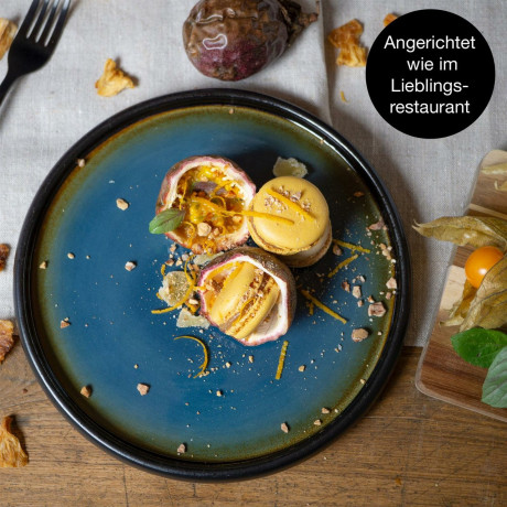 Moritz & Moritz Moritz & Moritz Dessertteller 4-tlg. REACTIV blau Десертные тарелки Moritz & Moritz 4 шт. РЕАКТИВНЫЙ