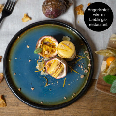 Moritz &amp; Moritz Moritz &amp; Moritz Dessertteller 4-tlg. REACTIV blau Десертные тарелки Moritz &amp;amp; Moritz 4 шт. РЕАКТИВНЫЙ