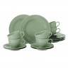 Seltmann Weiden Seltmann Weiden Beat Salbeigrun Kaffeeservice 18-tlg. Seltmann Weiden Сервиз для зеленого кофе Beat sage 18 шт.