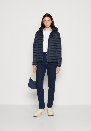 Tommy Hilfiger PADDED GLOBAL STRIPE JACKET Light jacket desert sky УТЕПЛЕННАЯ КУРТКА GLOBAL STRIPE JACKET Легкая куртка небо пустыни