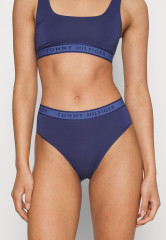 Tommy Hilfiger HIGH WAIST Briefs blue ink трусы с ВЫСОКОЙ ПОСАДКОЙ синие чернила