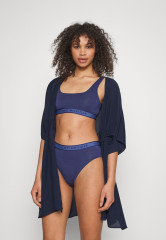 Tommy Hilfiger HIGH WAIST Briefs blue ink трусы с ВЫСОКОЙ ПОСАДКОЙ синие чернила