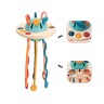 frler frler Sensorik Montessori Spielzeug Silikon Fidget Pop Silikon UFO Zugschnur Lernspiele fur Kinder Frler Сенсорные игрушки Монтессори Силиконовые игрушки Fidget Pop Силиконовые НЛО Pull Cord Развивающие игры для детей