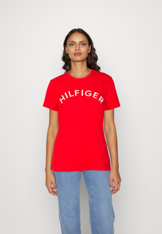 Tommy Hilfiger REG VARSITY EMB C-NK SS Print T-shirt fireworks REG VARSITY EMB C-NK SS Футболка с принтом салют