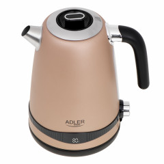JUNG JUNG Wasserkocher ADLER AD1295G Wasserkocher mit Temperatureinstellung Digital Kettle, 1.7 l, 2200 W, Edelstahl LCD Display 360° Basis, Wasserkessel Wasser kochen Kettle  Чайник JUNG Чайник ADLER AD1295G с регулировкой температуры, цифровой чайник, 1