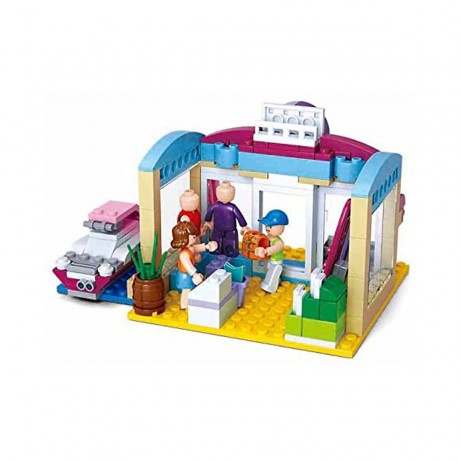 Sluban Klemmbausteine Strandgeschaft (192 Teile) Пляжный магазин (192 шт.)