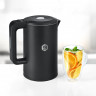 Balter Balter Wasserkocher WK-4, Edelstahl, 1,7 Liter, Doppelwand Design, BPA frei, LED, schwarz  Чайник Balter WK-4, нержавеющая сталь, 1,7 литра, конструкция с двойными стенками, без BPA, светодиод, черный