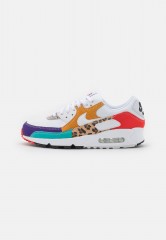 Nike Sportswear AIR MAX 90 SE Sneaker low white/white/light curry/habanero red/washed teal/electro purple AIR MAX 90 SE Низкие кроссовки женские белый/белый/светлый карри/красный хабанеро/бледно-бирюзовый/фиолетовый электро