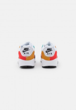 Nike Sportswear AIR MAX 90 SE Sneaker low white/white/light curry/habanero red/washed teal/electro purple AIR MAX 90 SE Низкие кроссовки женские белый/белый/светлый карри/красный хабанеро/бледно-бирюзовый/фиолетовый электро