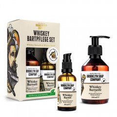 Brooklyn Soap Whiskey Bart Set Whiskey Bartol &amp; Bartshampoo  Whiskey Beard Set Шампунь для бороды и виски Bartol