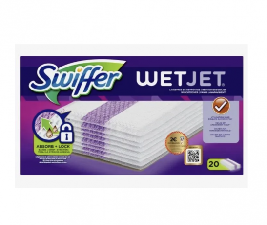 Swiffer Bodentücher Wet Jet Nachfullpack, 20 St Салфетки для швабры с распылителем WET JET, 20 шт