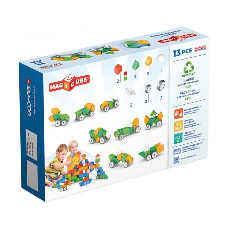Geomag Geomag Magicube 4 Shapes Recycled Wheels 13  Teile Колеса Geomag Magicube 4 Shapes Recycled Wheels 13 шт.