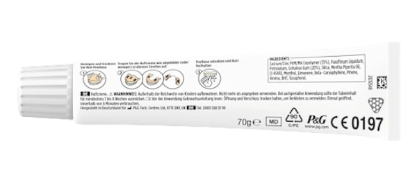 blend-a-dent Haftcreme Complete Original, 70 g х 3stk, Крем для фиксации зубных протезов Complete Original, освежающий вкус, 70 г x 3 штуки