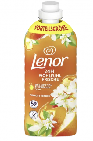 Lenor Weichspuler Konzentrat Orange Verbena Vorteilsgrobe 59WL, Кондиционер для белья Апельсин Вербена 59 загрузок