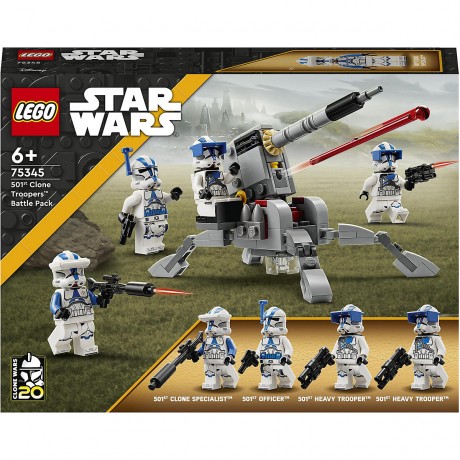 LEGO LEGO Star Wars 75345 501st Clone Troopers Battle Pack LEGO Star Wars 75345 Боевой набор 501-го солдата-клона