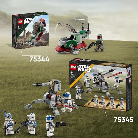 LEGO LEGO Star Wars 75345 501st Clone Troopers Battle Pack LEGO Star Wars 75345 Боевой набор 501-го солдата-клона