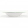 Gmundner Keramik Gmundner Keramik Gruner Rand Suppenteller Gourmet 24 cm Керамическая суповая тарелка Gmundner с зеленым ободком Gourmet 24 см