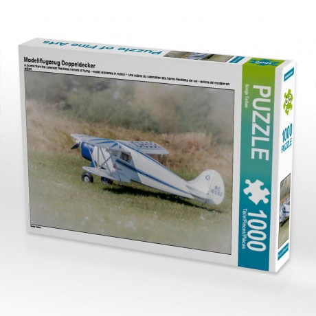 CALVENDO Puzzle CALVENDO Puzzle Modellflugzeug Doppeldecker Пазл CALVENDO Puzzle модель самолет биплан