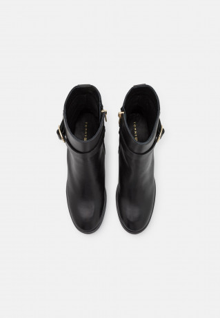 Tommy Hilfiger BELT HEELED BOOT Classic ankle boots black BELT HEELED BOOT Классические ботильоны черный