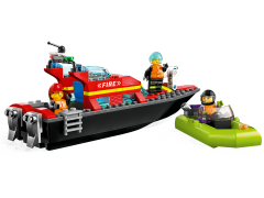 Lego Feuerwehrboot пожарная лодка