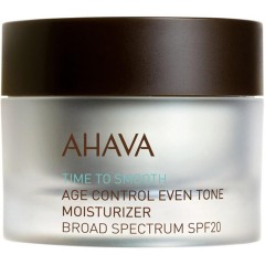Ahava (Ахава) Time To Smooth Age Control Even Tone Moisturizer Broad Spectrum SPF 20, Geschenkset Подарочный набор: Age Control Even Tone Moisturizer Broad Spectrum SPF 20 50 мл + Purifying Mud Mask Маска для лица 100 мл + Age Control Even Tone Sleeping C