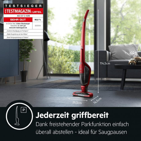 AEG AEG Akku-Hand-und Stielstaubsauger CX7-2-45AN  Беспроводной ручной пылесос AEG CX7-2-45AN