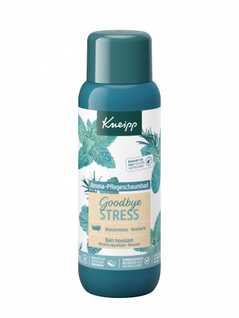 Kneipp Aroma-Pflegeschaumbad Goodbye Stress, 400 ml, Kneipp ароматная пена для ванны Goodbye Stress с водной мятой и розмарином, 400 мл