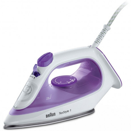 Braun Braun Dampfbugeleisen SI 1080 VI TexStyle 1 Dampfbugeleisen violett, 2000 W Паровой утюг Braun SI 1080 VI TexStyle 1 — паровой утюг — фиолетовый, 2000 Вт