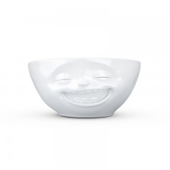 Fiftyeight Products TV Tassen Schale klein weiss lachend 0,35 L Миска для телевизора маленькая белая улыбающаяся 0,35 л