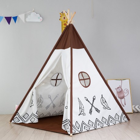 Arkmiido® Kinderzelt Tipi klappbares Spielzelt Детская палатка вигвам складная игровая палатка