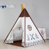 Arkmiido® Kinderzelt Tipi klappbares Spielzelt Детская палатка вигвам складная игровая палатка