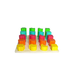 HESS Holzspielzeug Formensteckspiel Деревянная игрушечная вилка