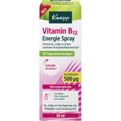 Kneipp Vitamin B12 Energie Spray, 30 ml, Kneipp спрей «Витамин B12 — Энергия», 30 мл