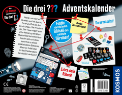 KOSMOS Die drei ??? Der Fluch des Feuervogels Adventskalender 2026, KOSMOS детективный адвент-календарь Die drei ??? «Проклятие огненной птицы» 2026 с 24 загадками, от 8 лет