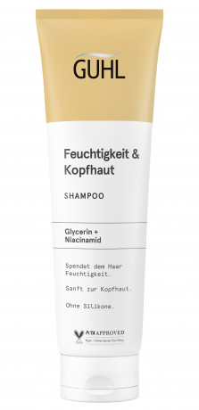Guhl Feuchtigkeit & Kopfhaut Shampoo, 150 ml, Guhl увлажняющий шампунь для сухих волос и кожи головы с глицерином и ниацинамидом, 150 мл