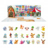 Pokemon Adventskalender 2026, Pokemon детский адвент-календарь с коллекционными фигурками и аксессуарами, 24 подарка