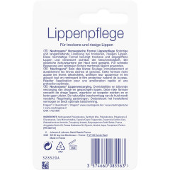 Neutrogena Lippenpflege Norwegische Formel, 4,8 g, Neutrogena Норвежская формула Защитный бальзам-стик для сухих и потрескавшихся губ, 4,8 г