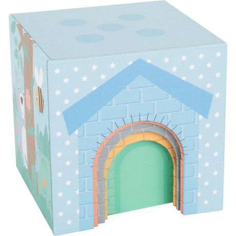 Small Foot Stapelwurfel \/ Stapelturm Tiere pastel mit Name personalisiert Штабелируемые кубики / штабелируемые башни животных пастель