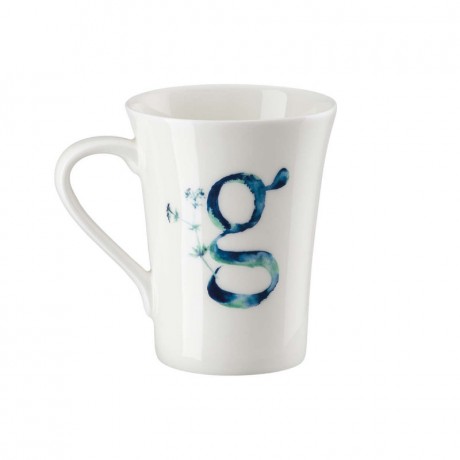 Hutschenreuther Hutschenreuther Flower Alphabet Becher mit Henkel G-Galium album 0,40 L Кружка Hutschenreuther Flower Alphabet с ручкой Альбом G-Galium 0,40 л