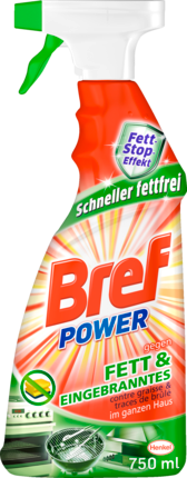 Bref Power-Чистящее средство gegen Жир и Eingebranntes, 750 мл